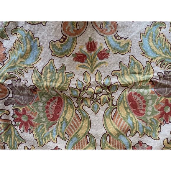 Pair of Pottery Barn Simone Jacobean Standard Pillow Shams Pillowcases NWOT - Picture 3 of 3